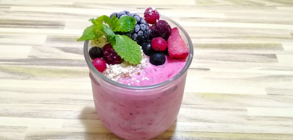 smoothie aux baies céto