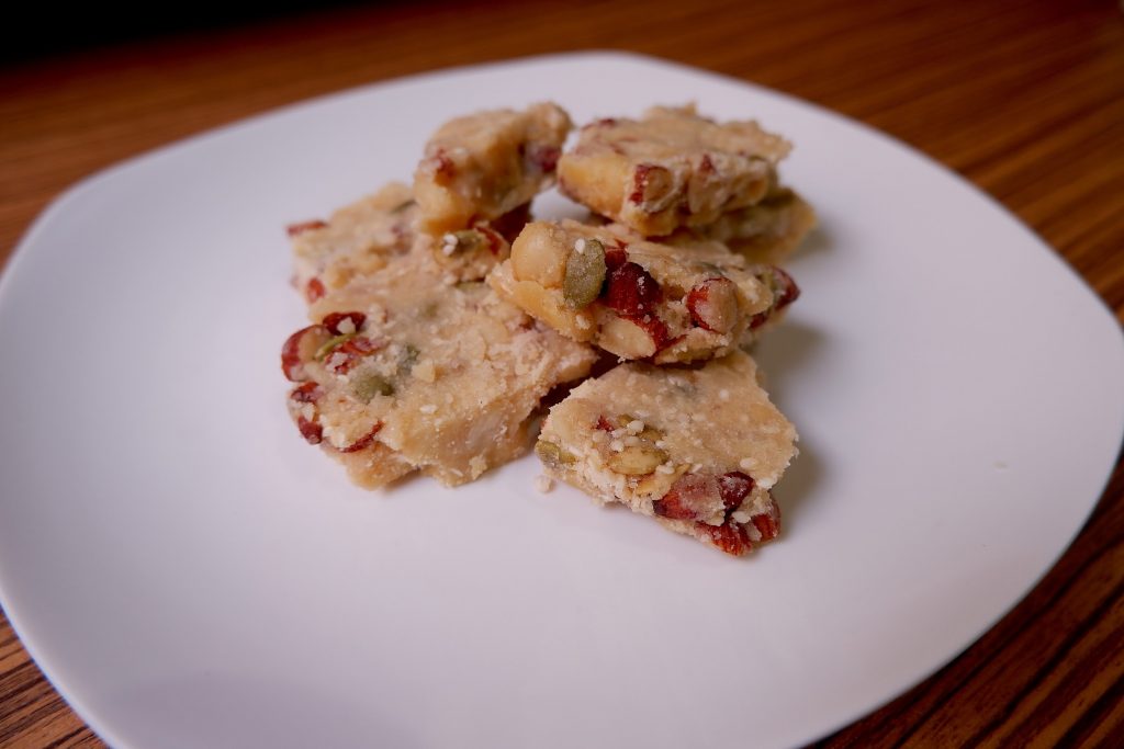 keto nut and seed brittle