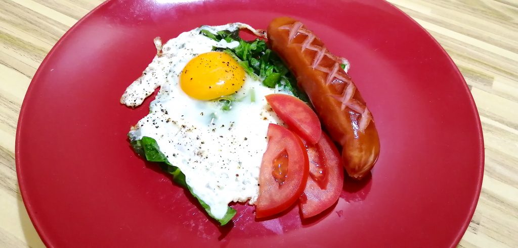 Keto Egg Chard Breakfast