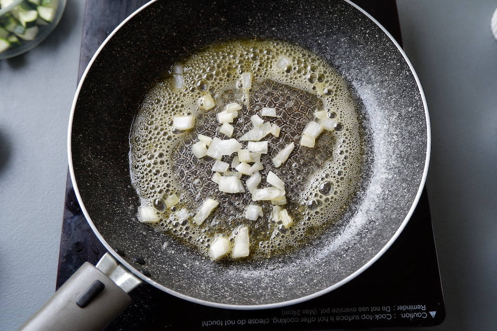 add and saute onions until translucent