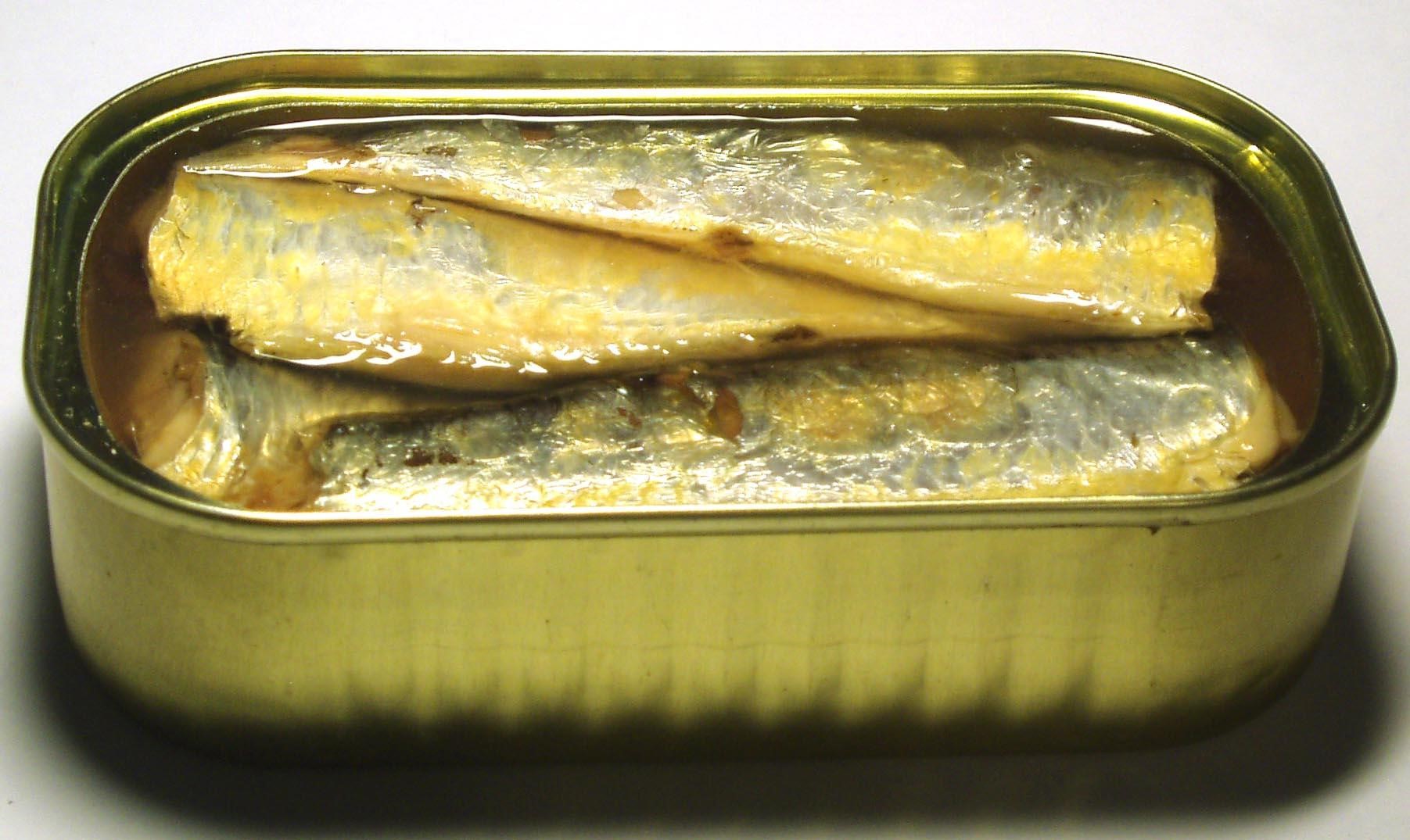 Eat fatty fish - sardines